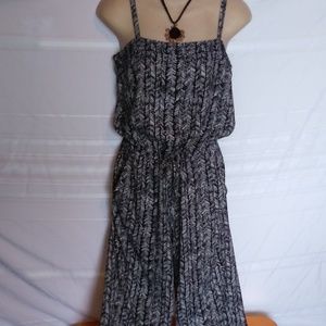 The Loft Black & White Jumpsuit size Xs